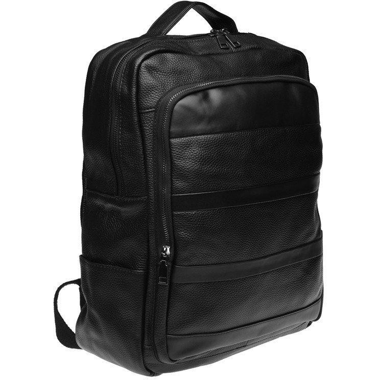 Keizer Leather Backpack (K1552-black) - зображення 1