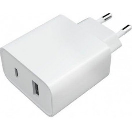   Xiaomi Mi 33W Wall Charger (Type-A+Type-C) EU White (BHR4996GL)