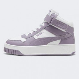 PUMA Жіночі кеди високі  Carina Street Mid 39233708 36 (3.5UK) 22.5 см  White-Pale Plum (4067979744546)