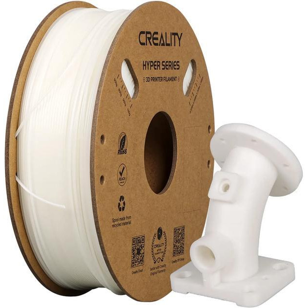 Creality Hyper ABS Filament 1кг, 1.75мм, белый - зображення 1