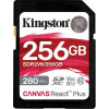 Kingston 256 GB SDXC Canvas React Plus UHS-II U3 V60 Class 10 (SDR2V6/256GB) - зображення 1