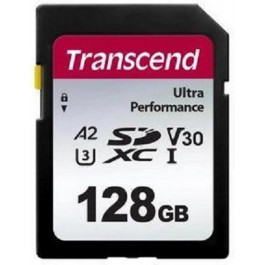   Transcend 128 GB SDXC UHS-I U3 V30 A2 340S TS128GSDC340S