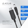 ACCLAB USB to DC 5,5х2,1mm 9V 1A (1283126552830) - зображення 4