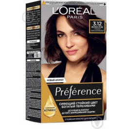   L'Oreal Paris Краска для волос L’ Preference 3.12 Мулен Руж Глубокий темно-коричневый (3600522769248)