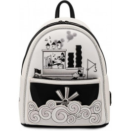   Loungefly Disney - Mickey Mouse Steamboat Willie Music Cruise Mini Backpack