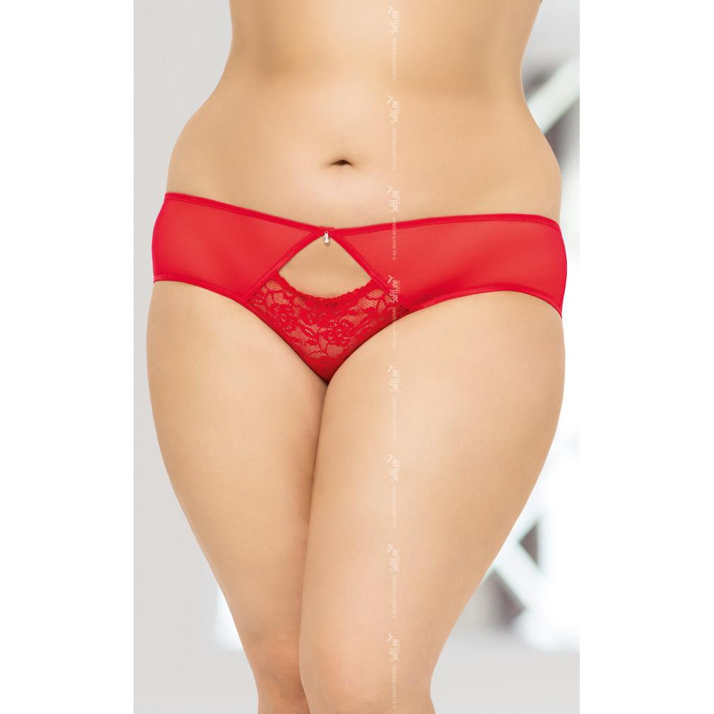 SoftLine Жіночі стринги - String 2468, Plus Size, червоні (5591246834) - зображення 1