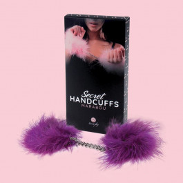   BOSS Наручники - Secret Play Handcuffs Marabou Purple