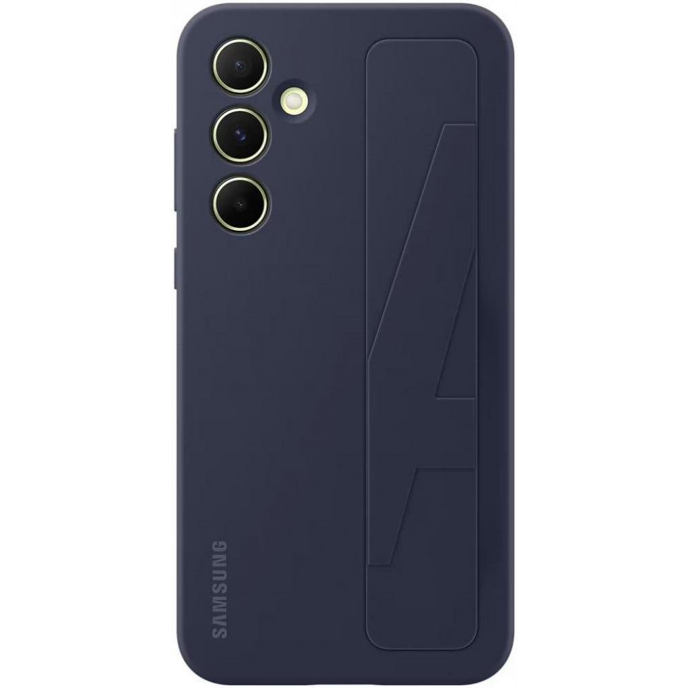 Samsung A556 Galaxy A55 Standing Grip Case Blue Black (EF-GA556TBEG) - зображення 1