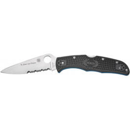   Spyderco Endura 4 Thin Blue Line (C10FPSBKBL)