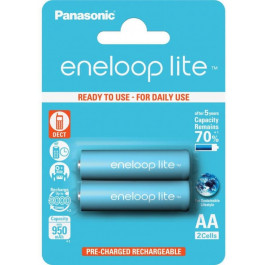   Panasonic AA 950mAh NiMh 2шт Eneloop Lite (BK-3LCCE/2BE)