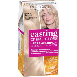   L'Oreal Paris Крем-фарба для волосся без аміаку  Casting Creme Gloss 1021 - Світло-світло-русявий перламутровий 12