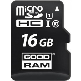   GOODRAM 16 GB microSDHC class 10 UHS-I + SD Adapter M1AA-0160R12