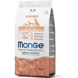   Monge All breeds Puppy&Junior Salmon&Rice 2.5 кг (8009470011204)