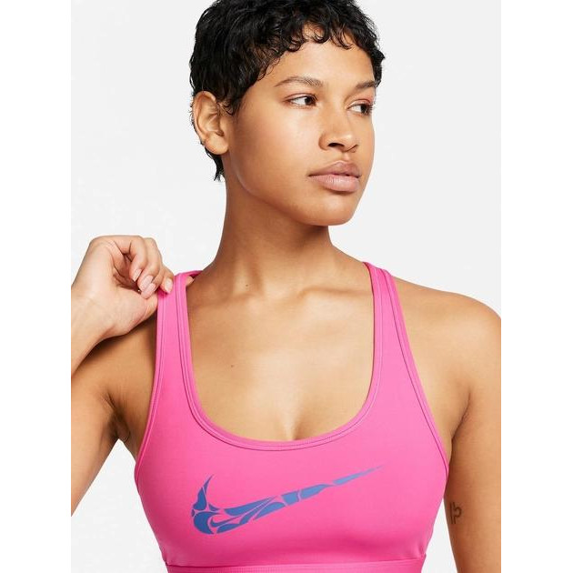 Nike Спортивный топ для фитнеса женский  Bra FN2898-605 XS Розовый/Голубой (0196975000722) - зображення 1