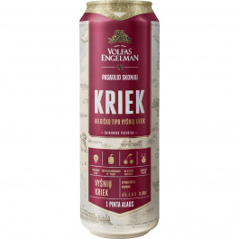   Volfas Engelman Пиво  Kriek темне з соком 4% 0.568 л з/б (4770301231811)