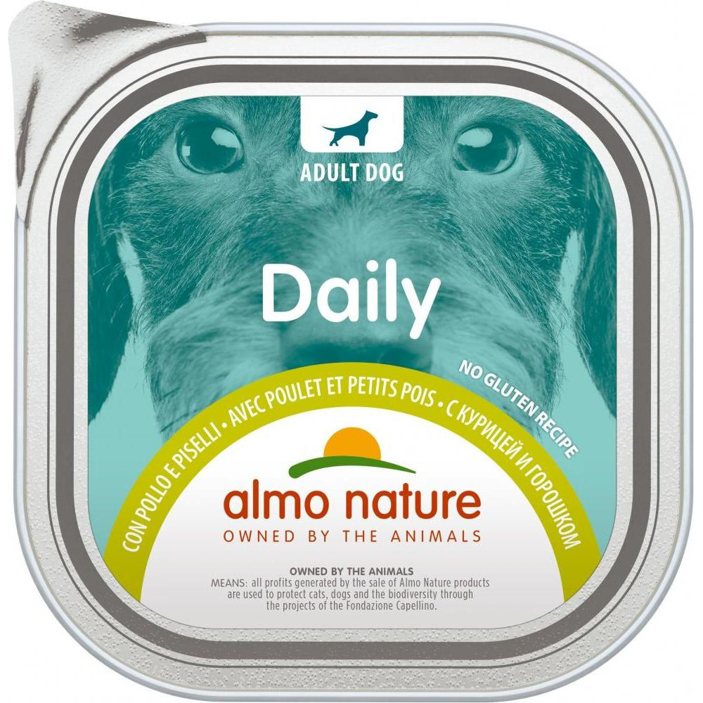 Almo Nature Daily Adult Dog Chicken Peas 300 г (8001154124811) - зображення 1