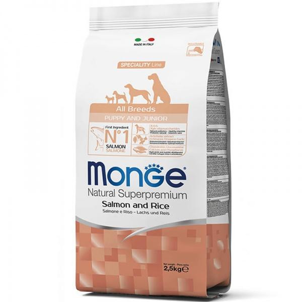 Monge All breeds Puppy&Junior Salmon&Rice 0.8 кг (8009470011266) - зображення 1