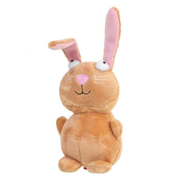 GiGwi Игрушка для собак  Кролик с пищалкой Plush 16 см (75053) - зображення 1