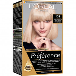   L'Oreal Paris Фарба для волосся  Preference 102 Iridescent Pearl Blonde (3600521434772)