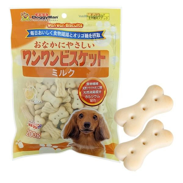 DoggyMan Healthy Biscuits Milk 200 г (Z0803) - зображення 1