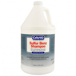   Davis Veterinary Sulfur Benz Shampoo - шампунь Дэвис для собак и кошек с заболеваниями кожи 355 мл (SBS12)