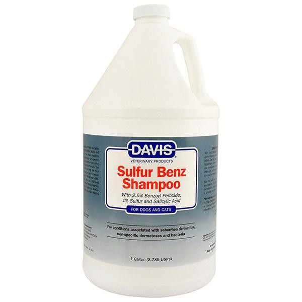 Davis Veterinary Шампунь Davis Sulfur Benz Shampoo для собак и котов с заболеваниями кожи, 50 мл (SBSR50) - зображення 1