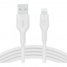   Belkin USB-A to Lightning 2m White (CAA008BT2MWH)