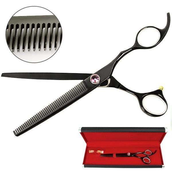 Davis Veterinary Ножницы Davis Majutsu Titanium Thinning филировочные, для стрижки собак, 7&quot;, 17.8 см (zb-S.MT7T - зображення 1