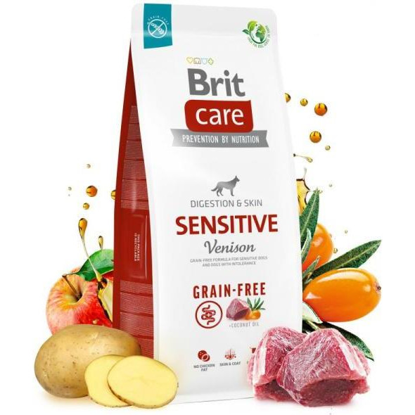 Brit Care Grain-free Sensitive Venison 3 кг 172209 - зображення 1