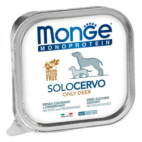 Monge Solo 100% оленина 150 г (8009470014175) - зображення 1