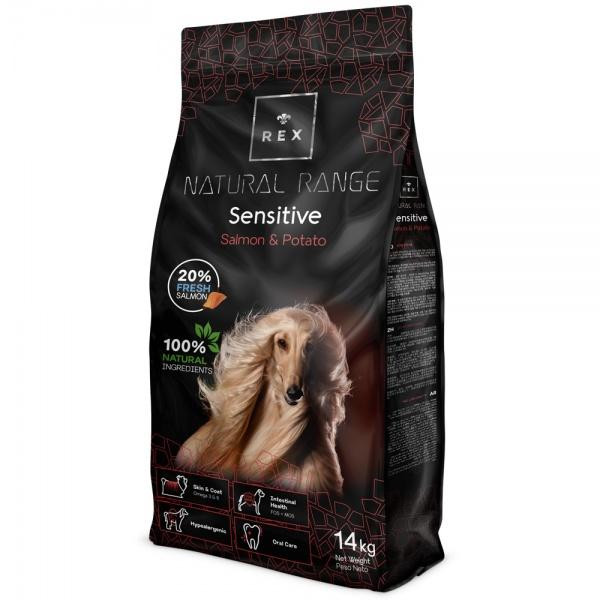 Rex Natural Range Sensitive Salmon and Potato 14 кг (40380) - зображення 1