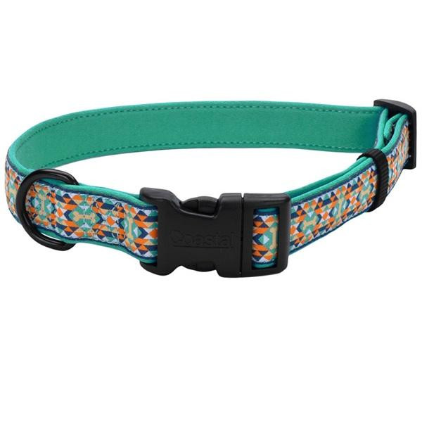 Coastal New Earth Soy Dog Collar СОЕВЫЙ ЭКООШЕЙНИК для собак, XS.1.6см х 20-30см темно-бирюзовый (15471_TYB1 - зображення 1