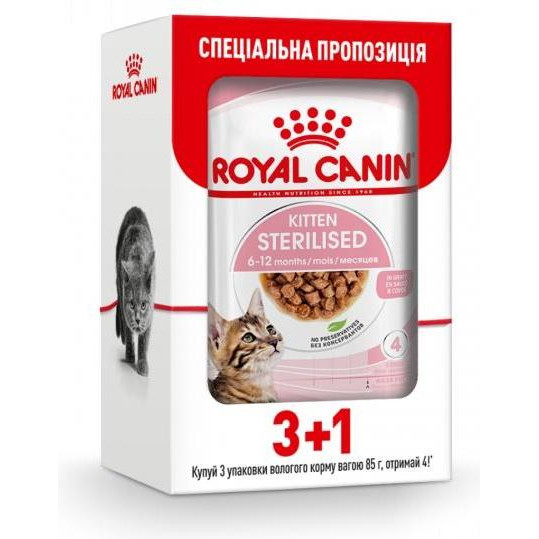 Royal Canin Kitten Sterilised in Gravy 85 г (1071001) - зображення 1