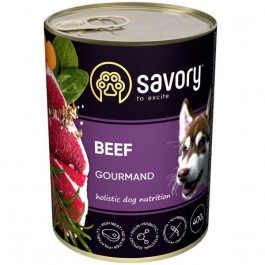   Savory Dog Gourmand Вeef 200 г (30426)