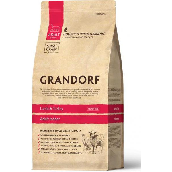 Grandorf Adult Indoor Lamb & Brown Rice 0,4 кг (7013) - зображення 1