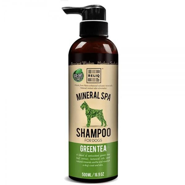 Reliq Mineral Spa Green Tea Shampoo - шампунь Релик с маслом зеленого чая для собак 500 мл (S500-GTA) - зображення 1