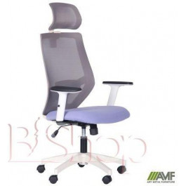   Art Metal Furniture Lead White HR сиденье SM 2326/спинка Сетка HY-109 серая (296684)