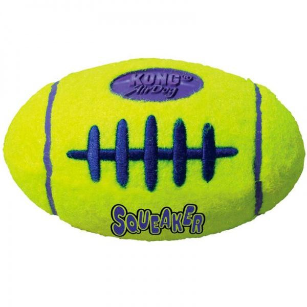 KONG Іграшка для собак м'яч регбі  AirDog Squeaker Football 10,2 х 16,5 х 10,2 см (каучук) (775241) - зображення 1