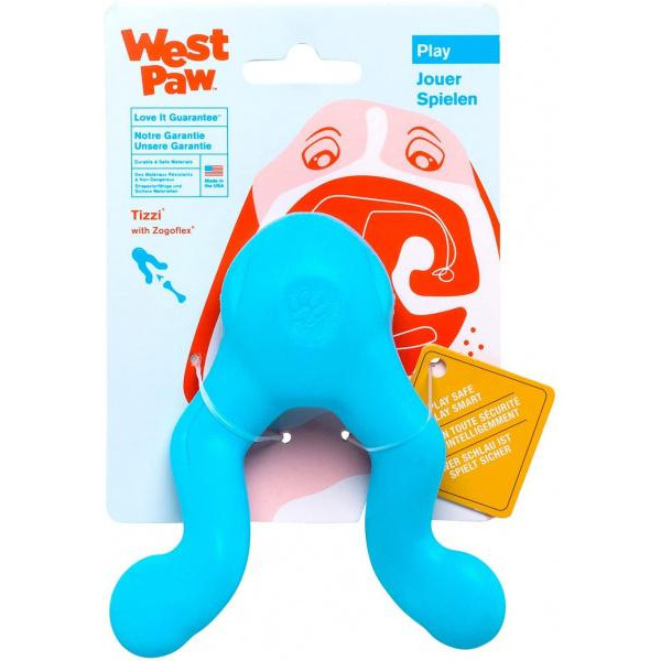 West Paw Игрушка для собак Tizzi Large Tangerine ZG061TNG 18 см (747473732464) - зображення 1