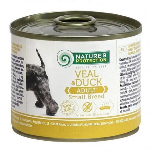 Nature's Protection Adult Small Veal & Duck 400 г KIK45096 - зображення 1