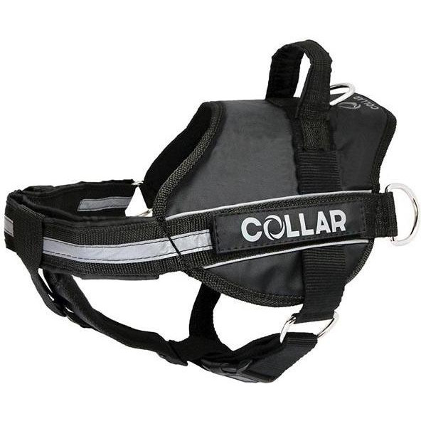 Collar Шлея DogExtremе Police N1 со сменной надписью 35-45 см Черная (07041) - зображення 1