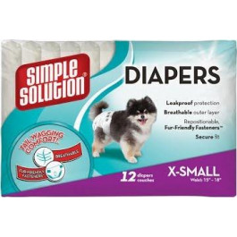   Simple Solution Disposable Diapers - подгузники Симпл Солюшн для собак L (ss10585)