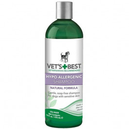   Vet's Best Hypo-Allergenic Shampoo - гипоаллергенный шампунь для чувствительной кожи собак 470 мл (vb10004)