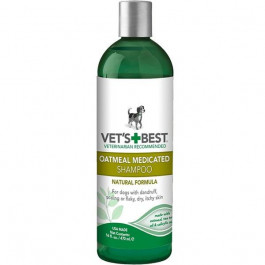   Vet's Best Oatmeal Medicated Shampoo - шампунь от перхоти для собак 470 мл (vb10344)