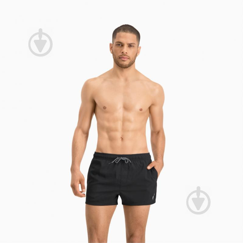 PUMA Чорні чоловічі шорти  SWIM MEN SHORT LENGTH SWIM SHORTS 1P 907658/07 - зображення 1