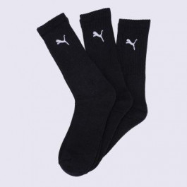   PUMA Чорні шкарпетки  SPORT SOCKS 3-PACK (120 Needle) 880355/01