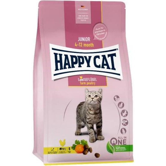 Happy Cat Junior Geflugel 10 кг - зображення 1