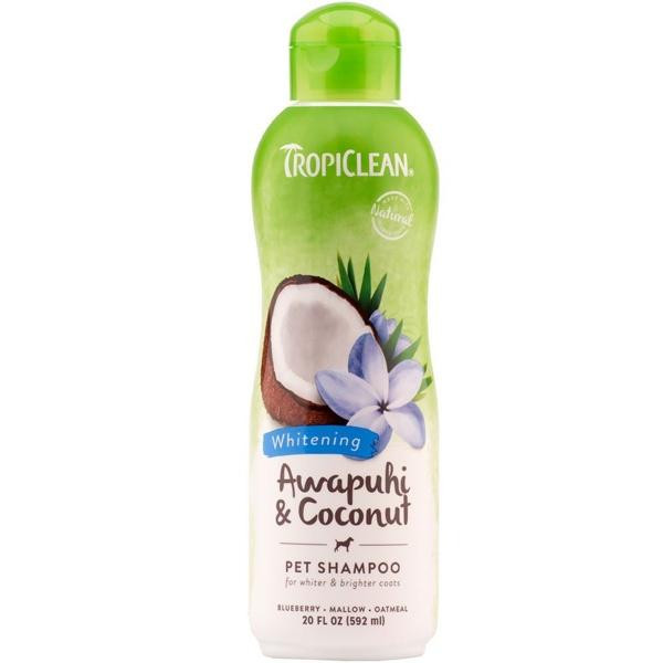 TropiClean (Тропиклин) Awapuhi and Coconut - Шампунь с кокосом и имбирем для светлой шерсти 9,5 л (900110) - зображення 1