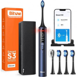   Bitvae S3 Smart 4 насадки та футляр dark blue (BVS3-b)