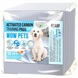   Wow Pets Пелюшки для собак та цуценят  Аtivated Carbon Training Pads з активованим вугіллям 60 х 60 см 10 шт.